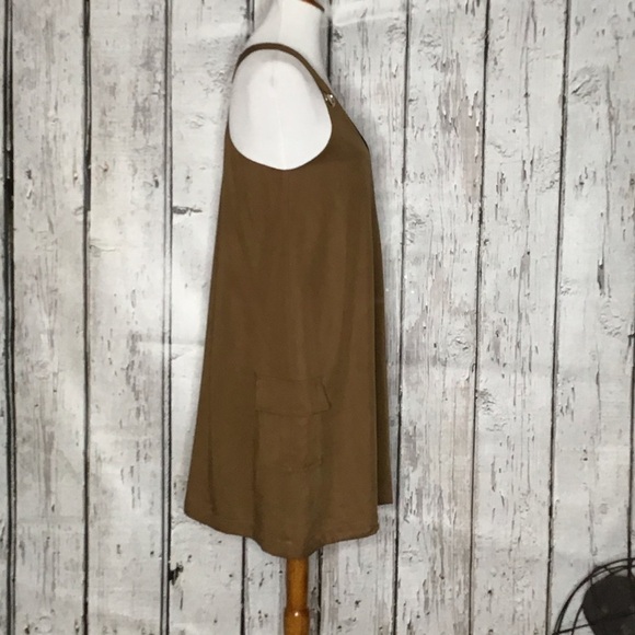 Bobi Grommet tank dress brown - Picture 4 of 9